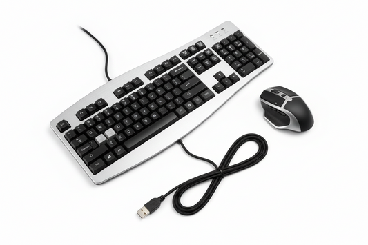 Essential Tier Wired Keyboard and Mouse Combo